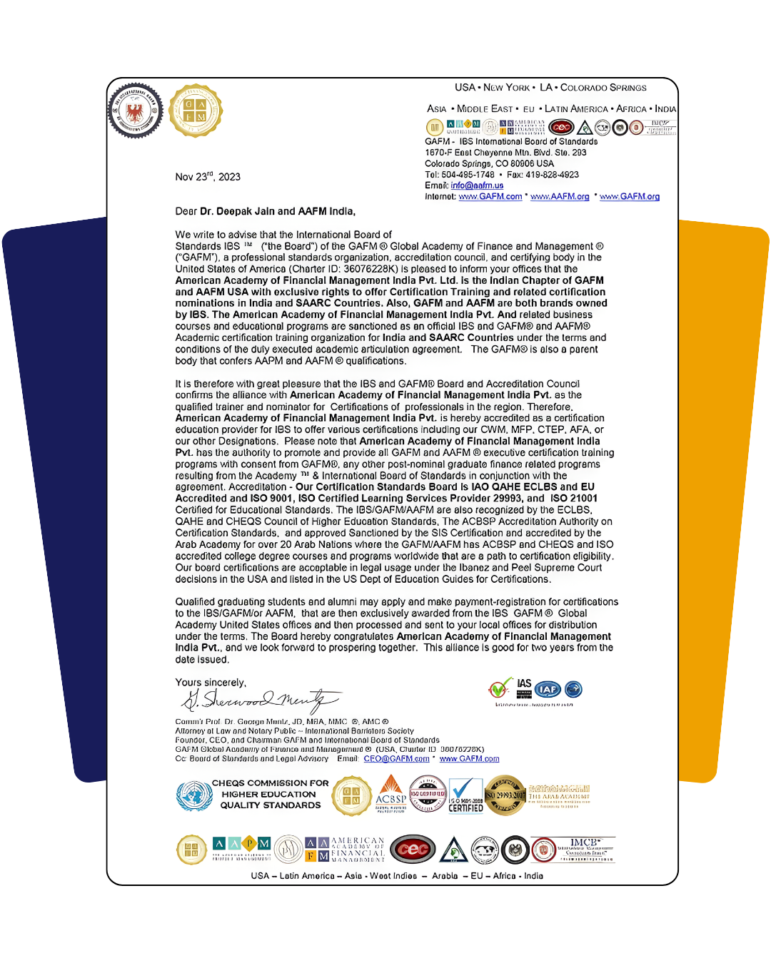 About AAFM India Team