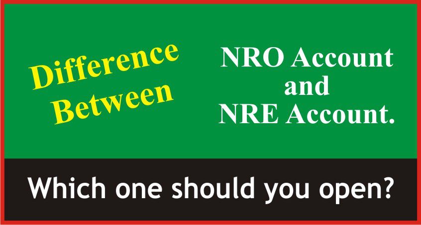 Difference between Non Resident Ordinary (NRO) Account and Non-Resident External (NRE) Account.